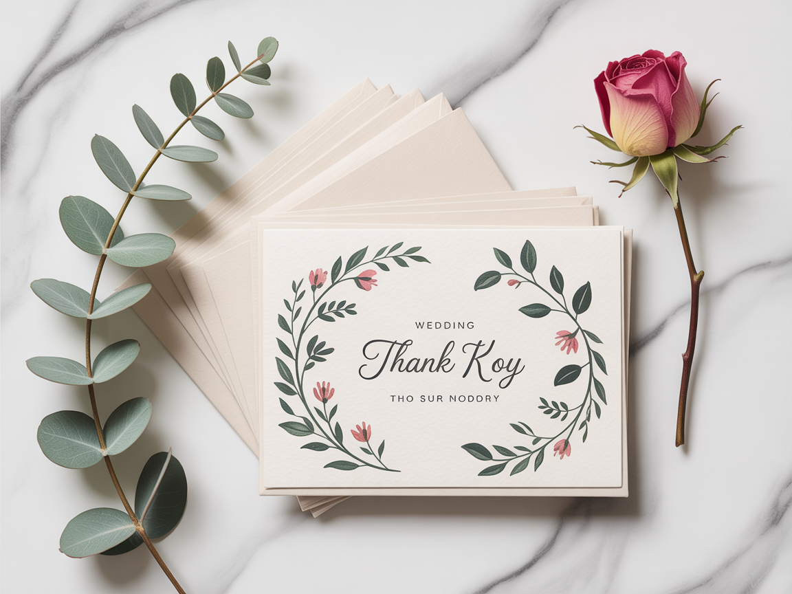Thank you card pack