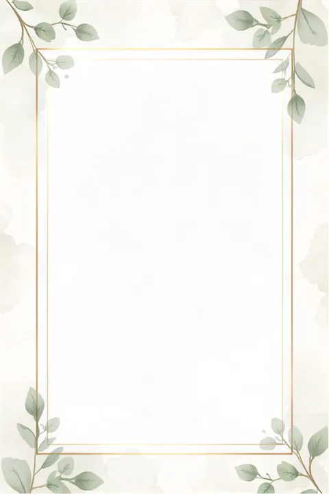 Vellum Greenery Wrap